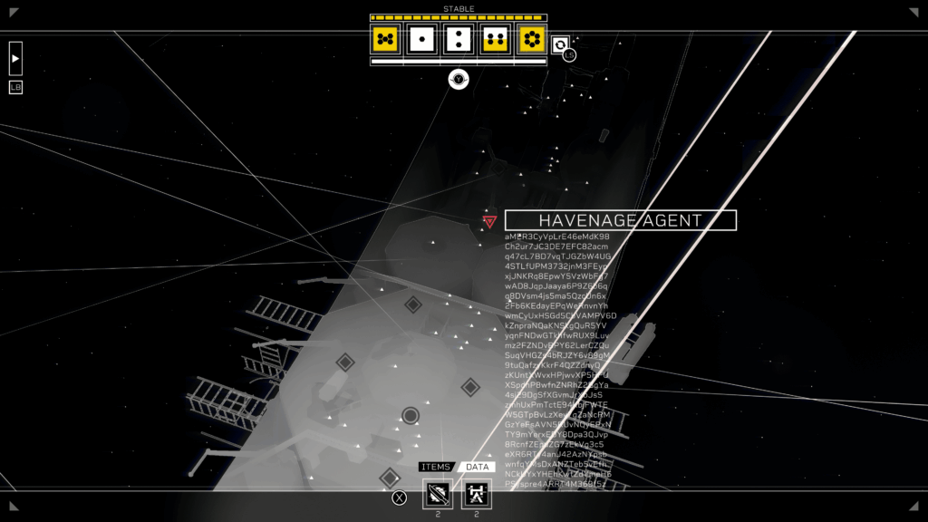 Citizen Sleeper hacking interface